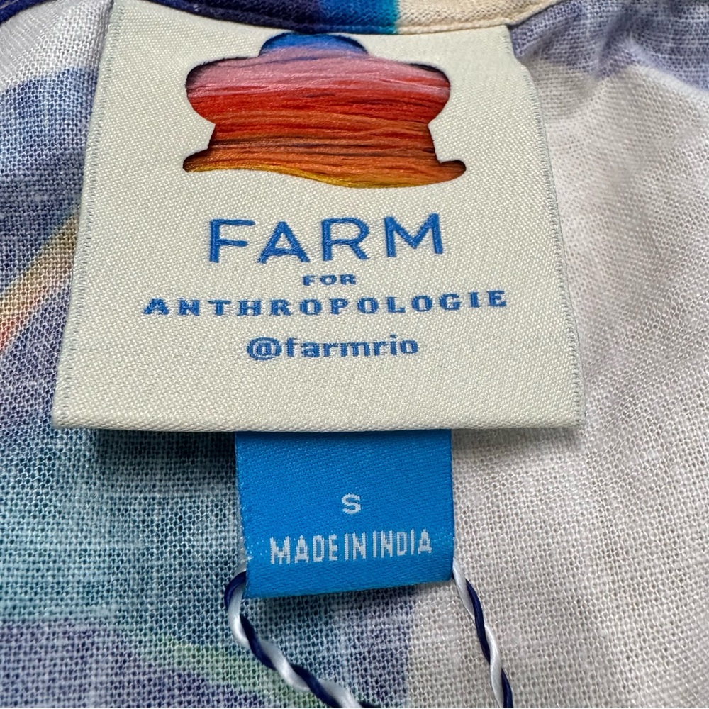 FARM Rio Multicolor V-Neck Top - Picture 11 of 16